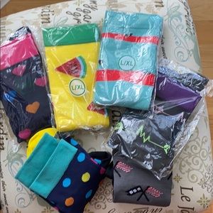 6 pairs NWT 15-20 mmHg compression socks stockings